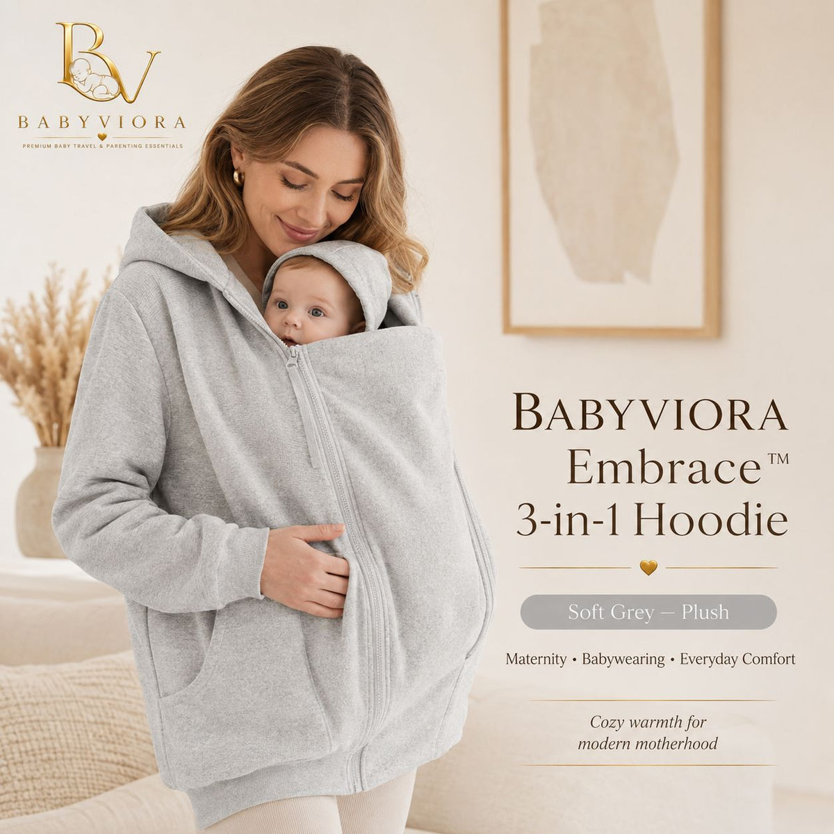 BABYVIORA Embrace™ 3-in-1 Hoodie