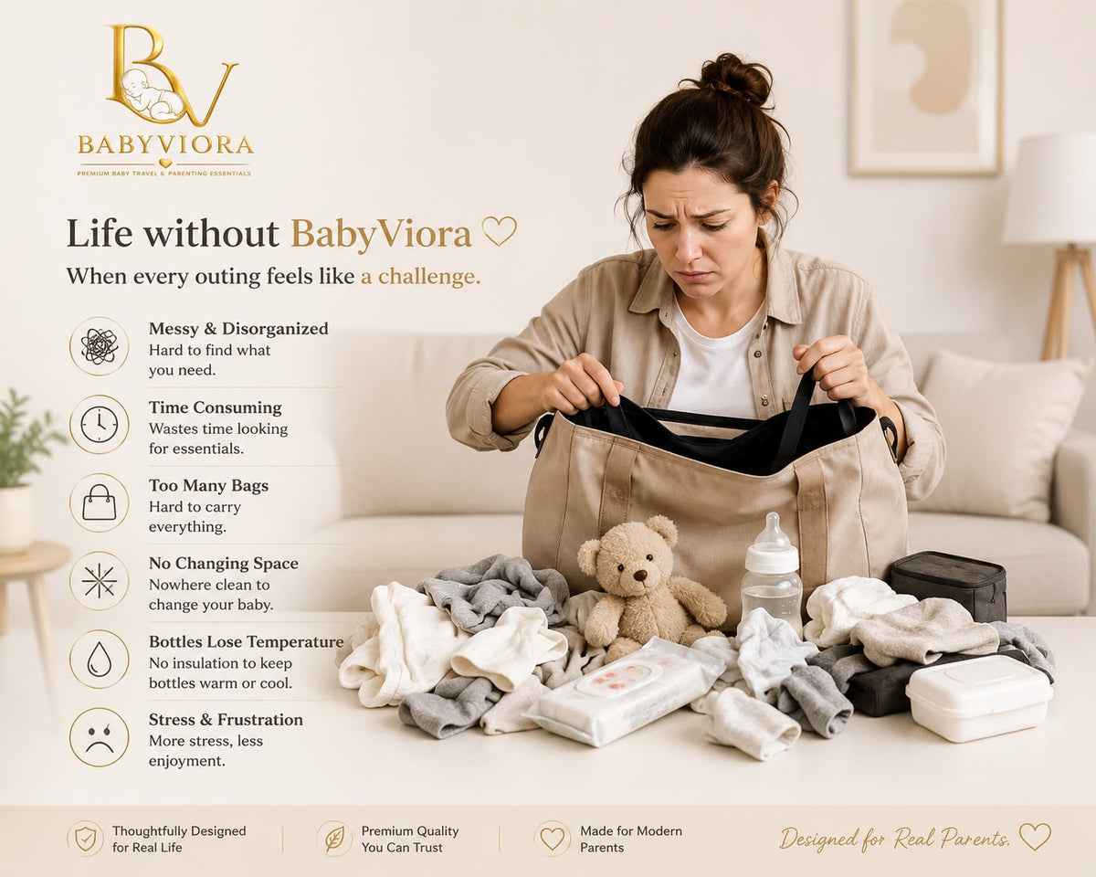Parenting essentials without BabyViora organization